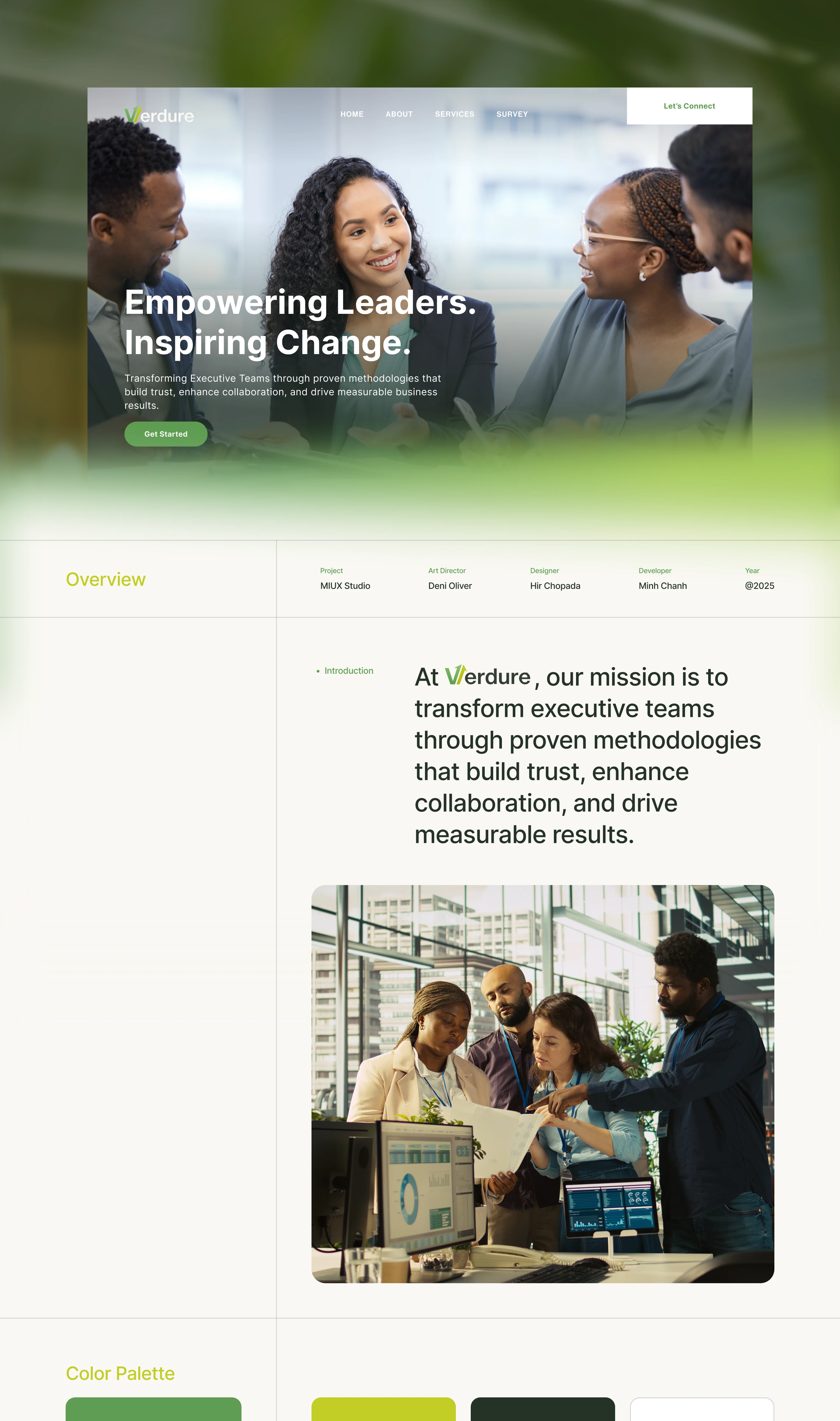 Verdure – Leadership Build Platform