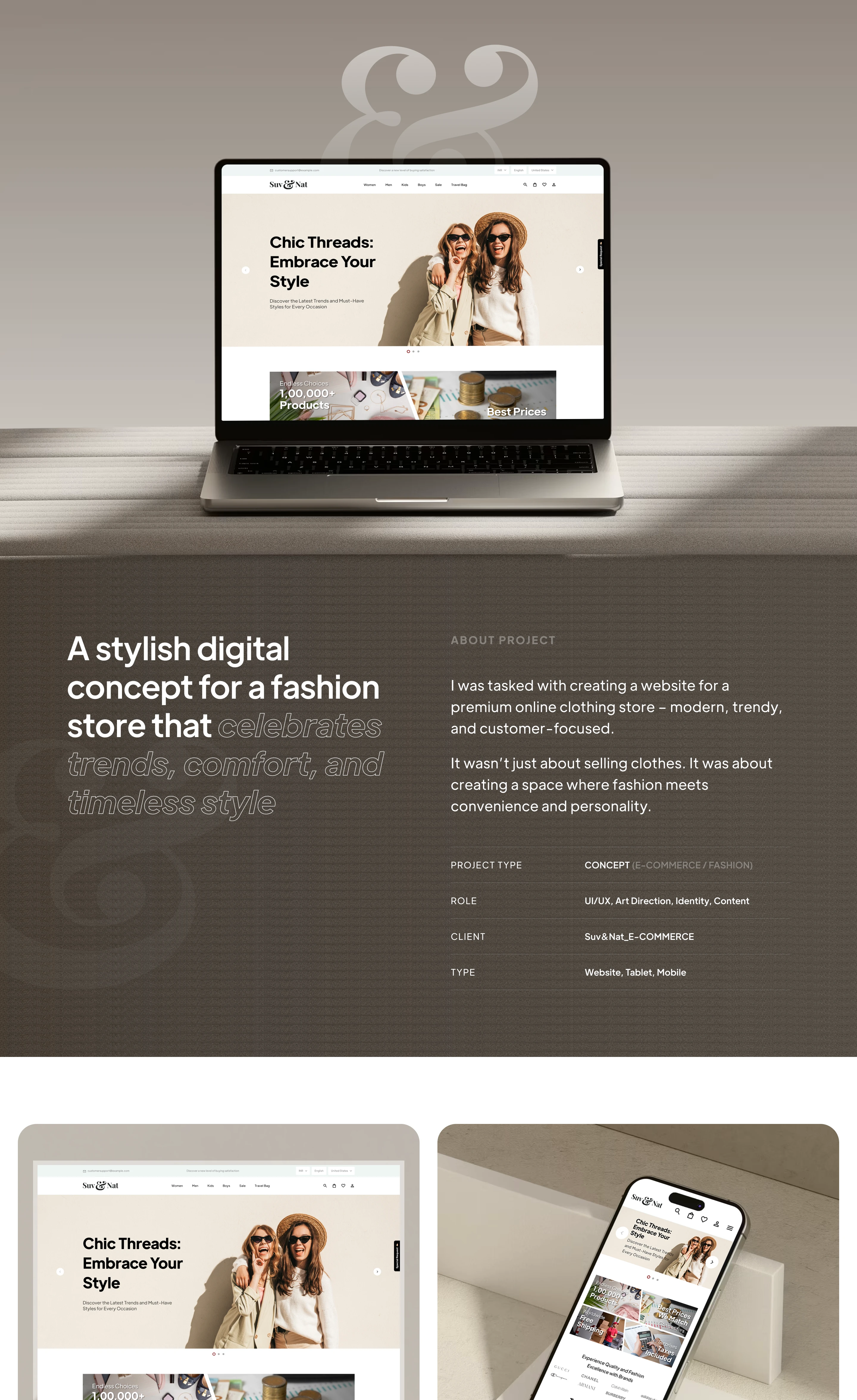 Suv & Nat – Ecommerce