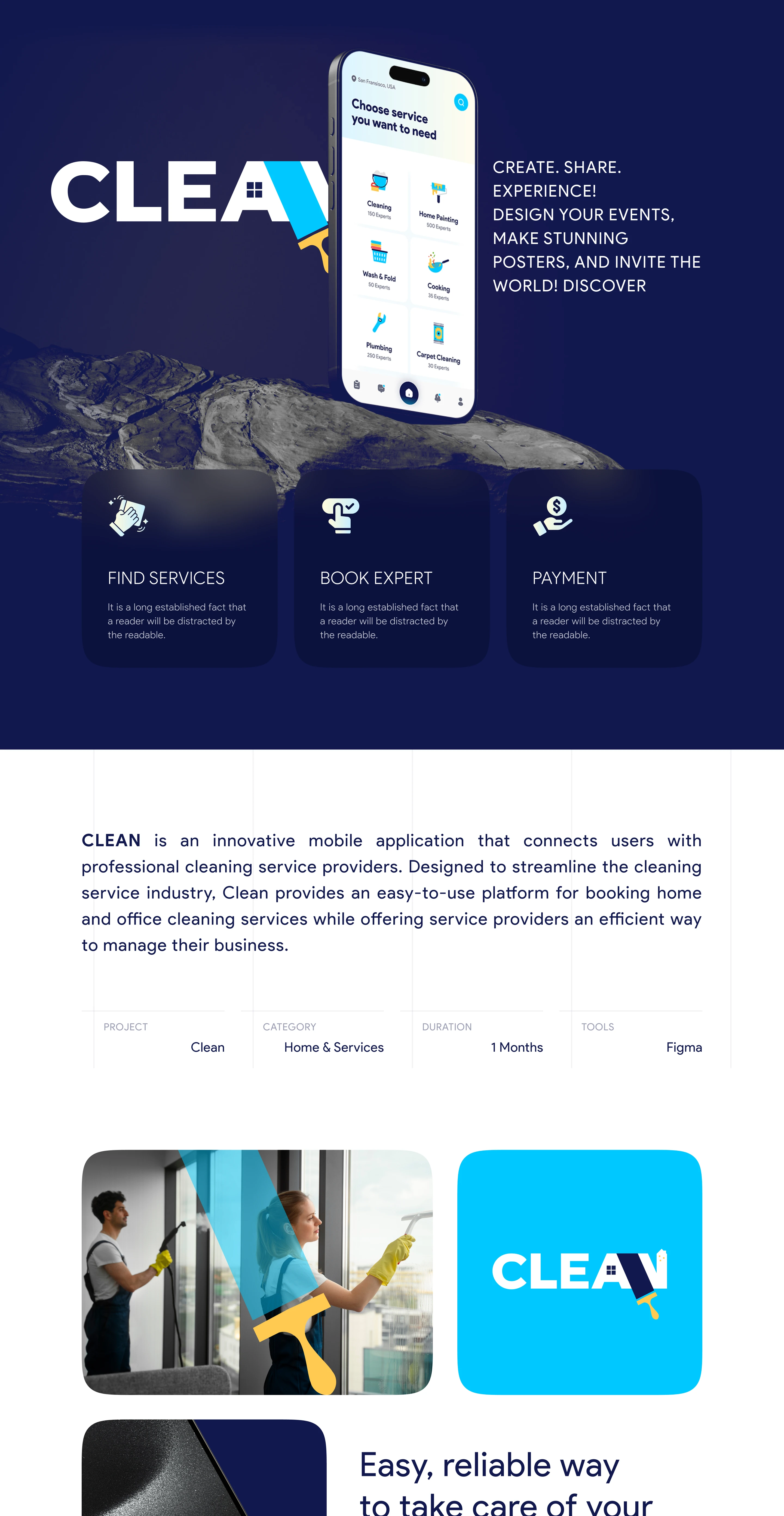 Clean App – Booking Platform