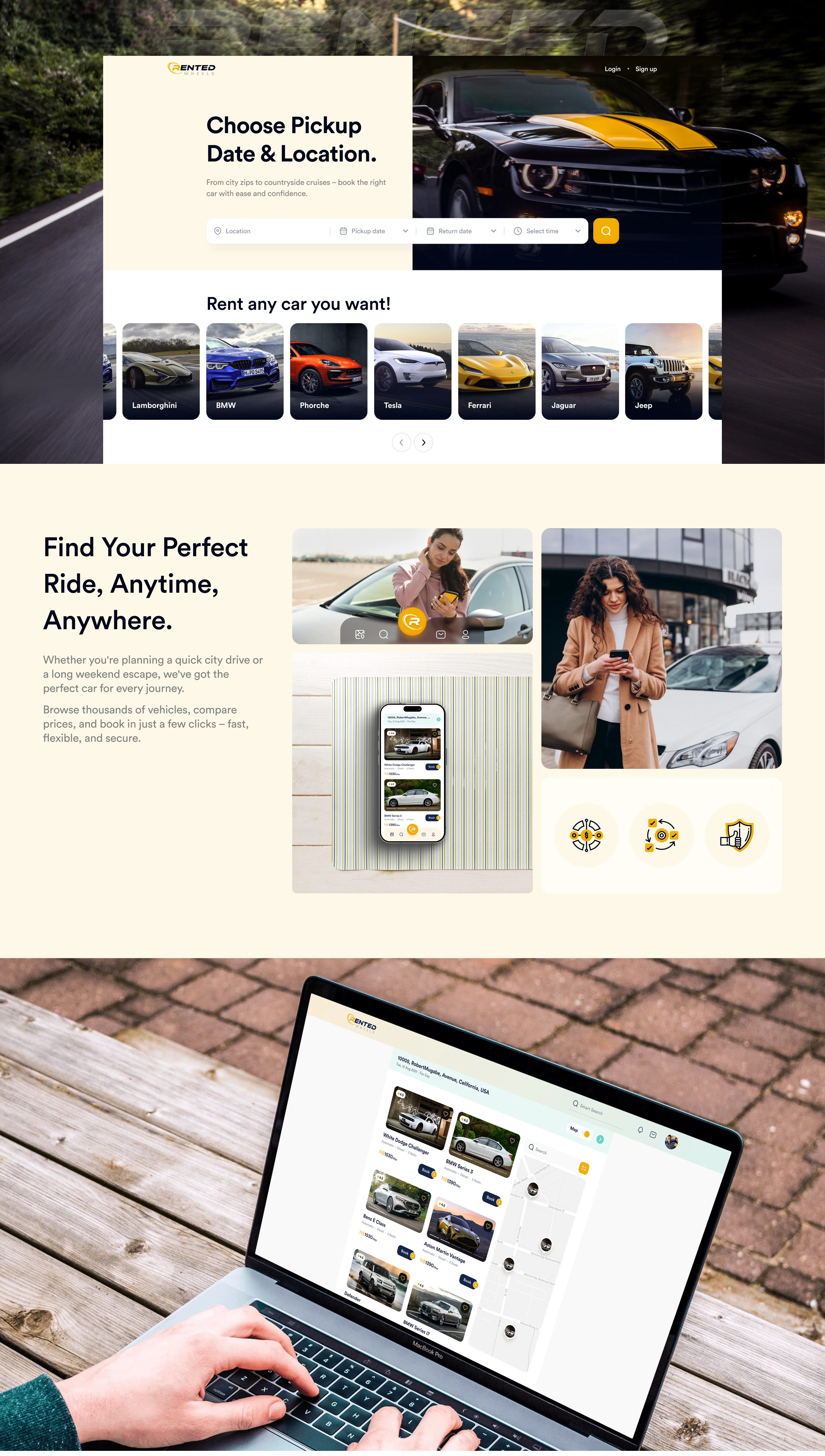 Rented Wheels – Rental Platform