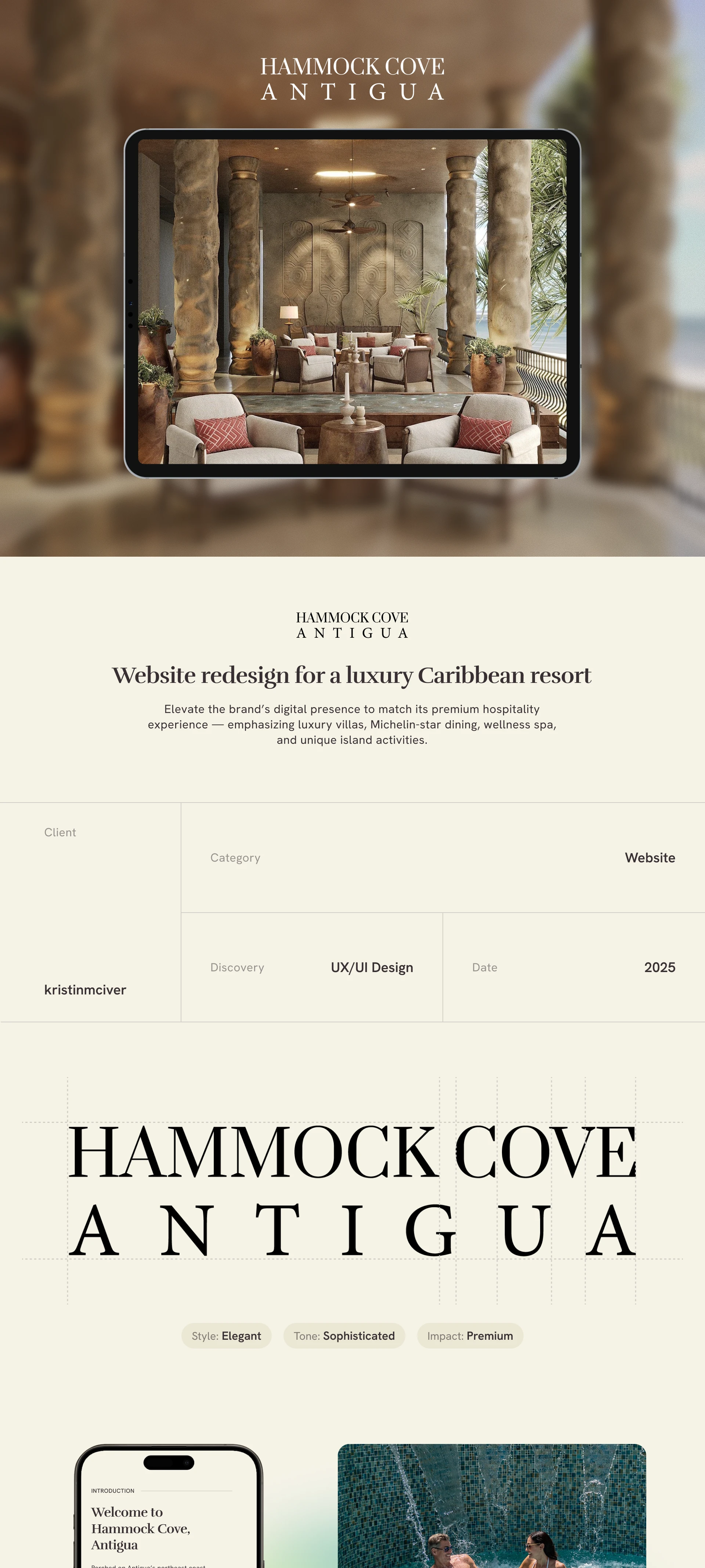 Hammock Cove – Booking Platform