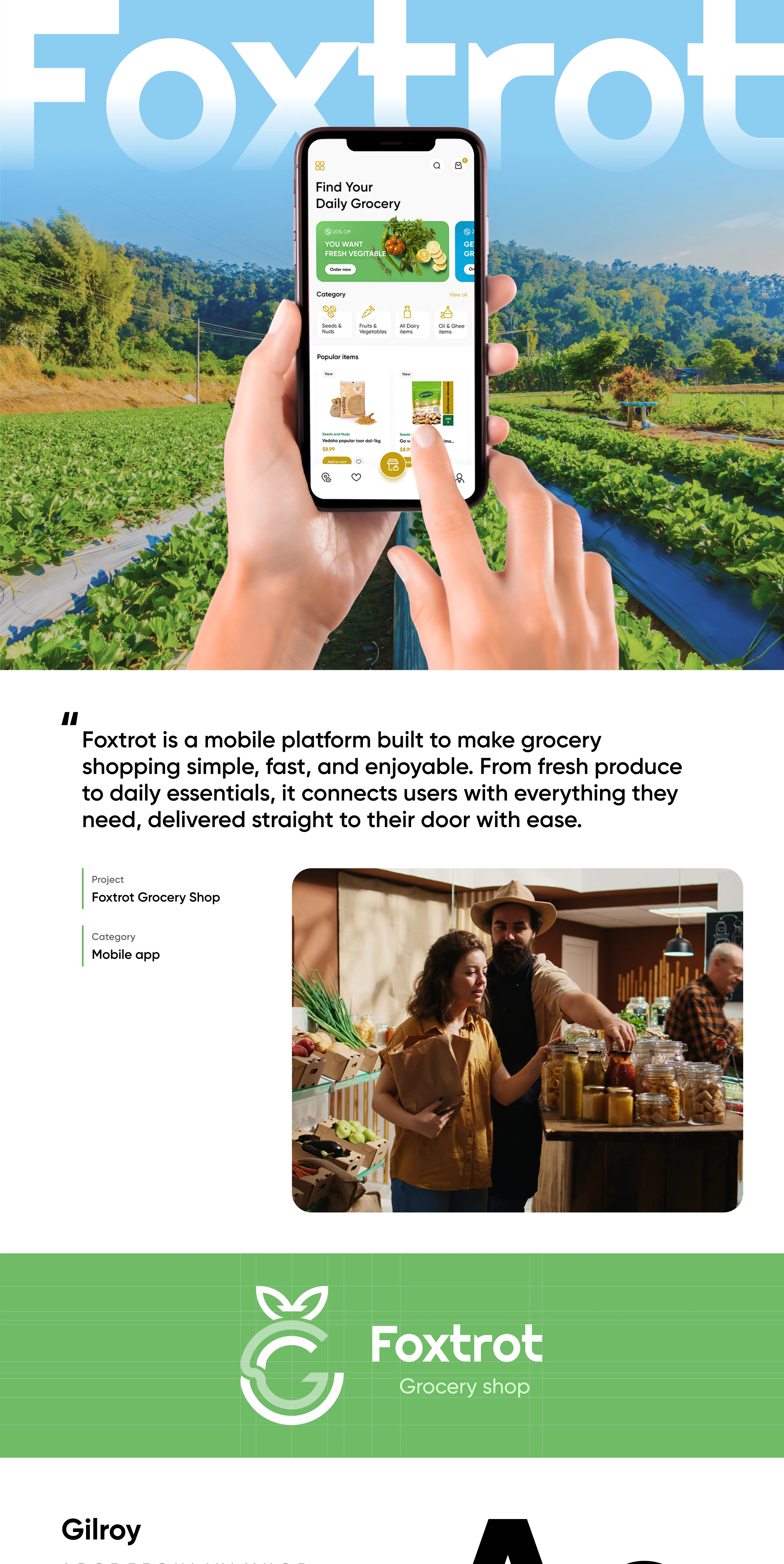 Foxtrot – Groceries Shop