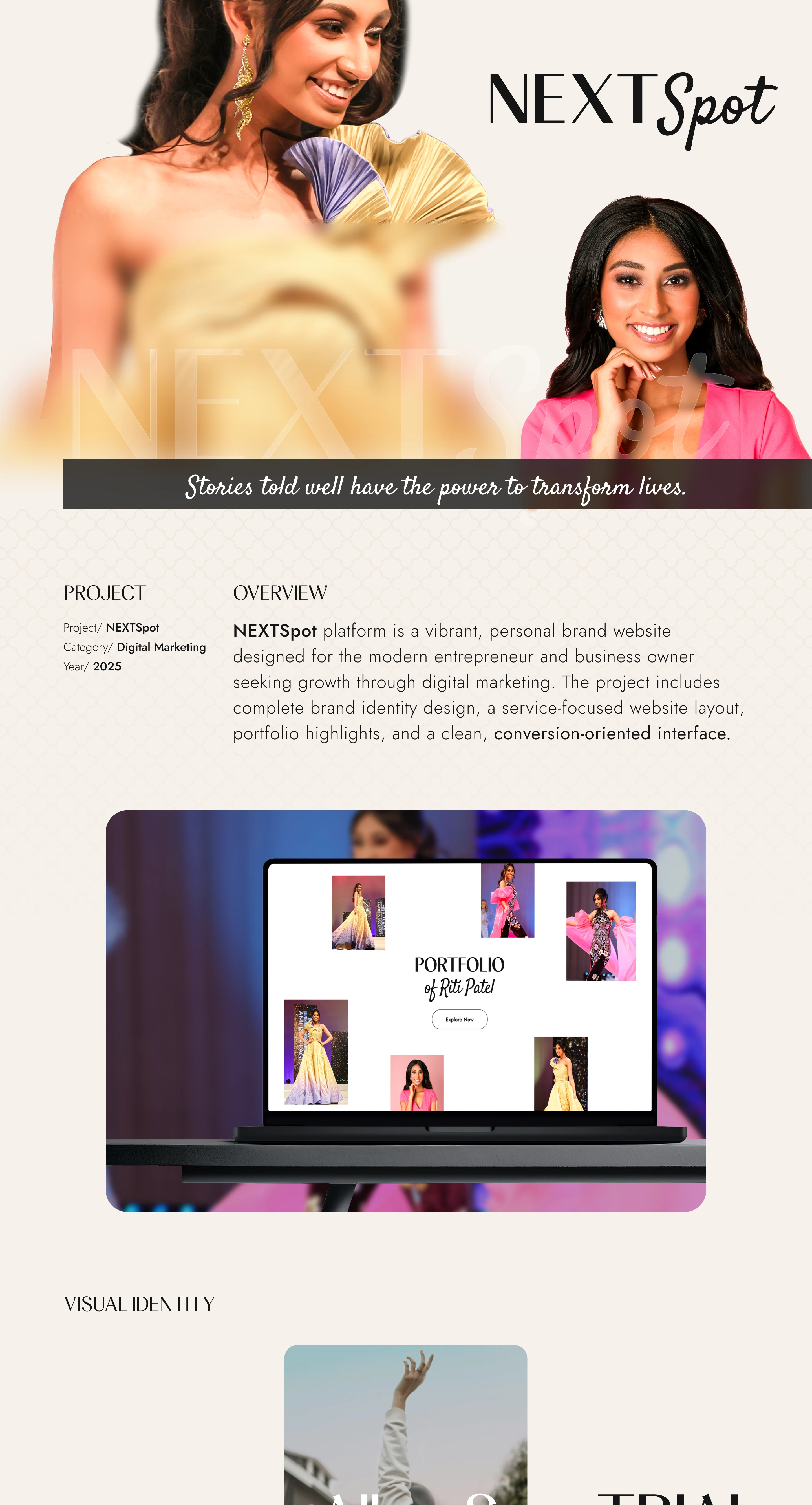 NEXT Spot – Personal Portfolio