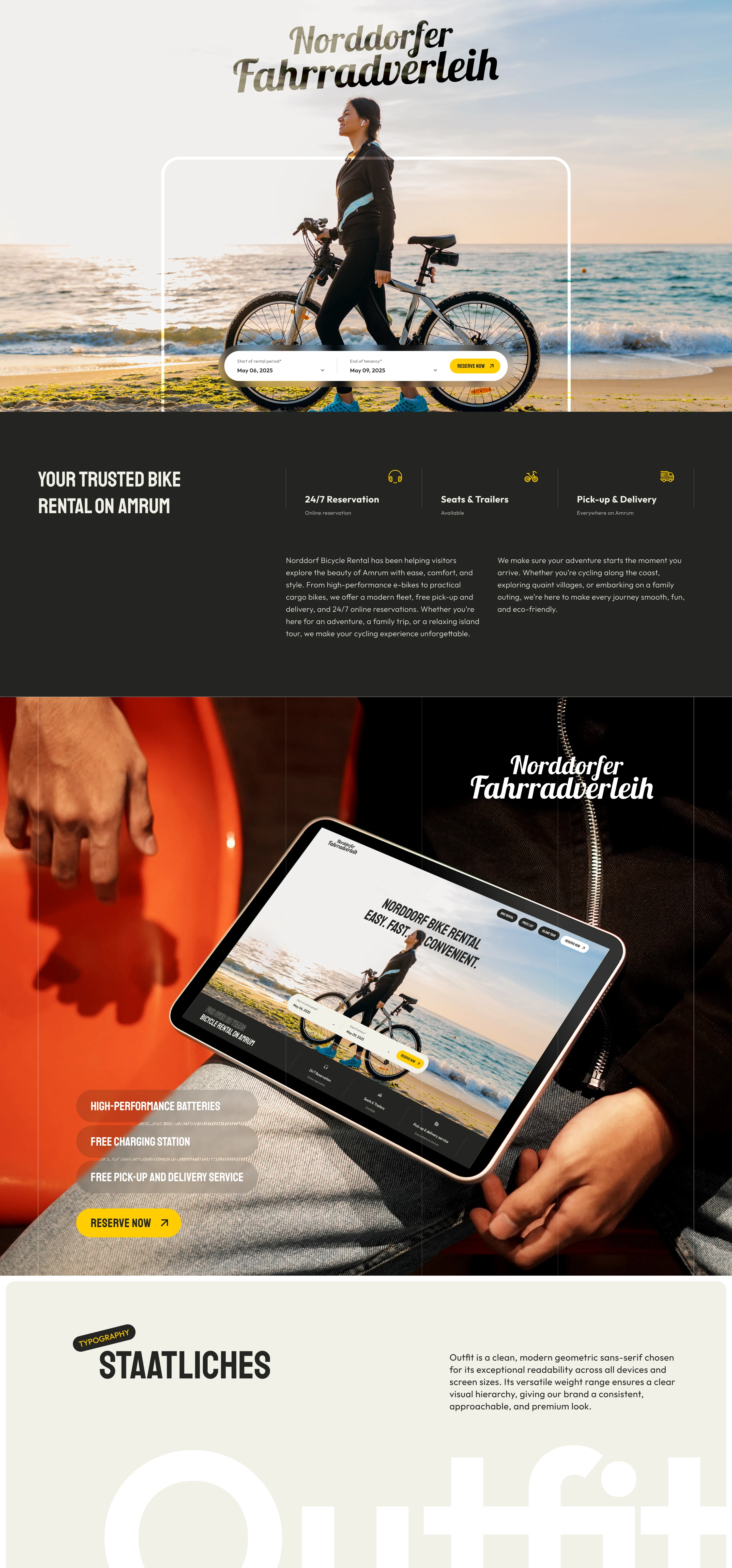 Norddorfer-Fahrradverleih – Ecommerce