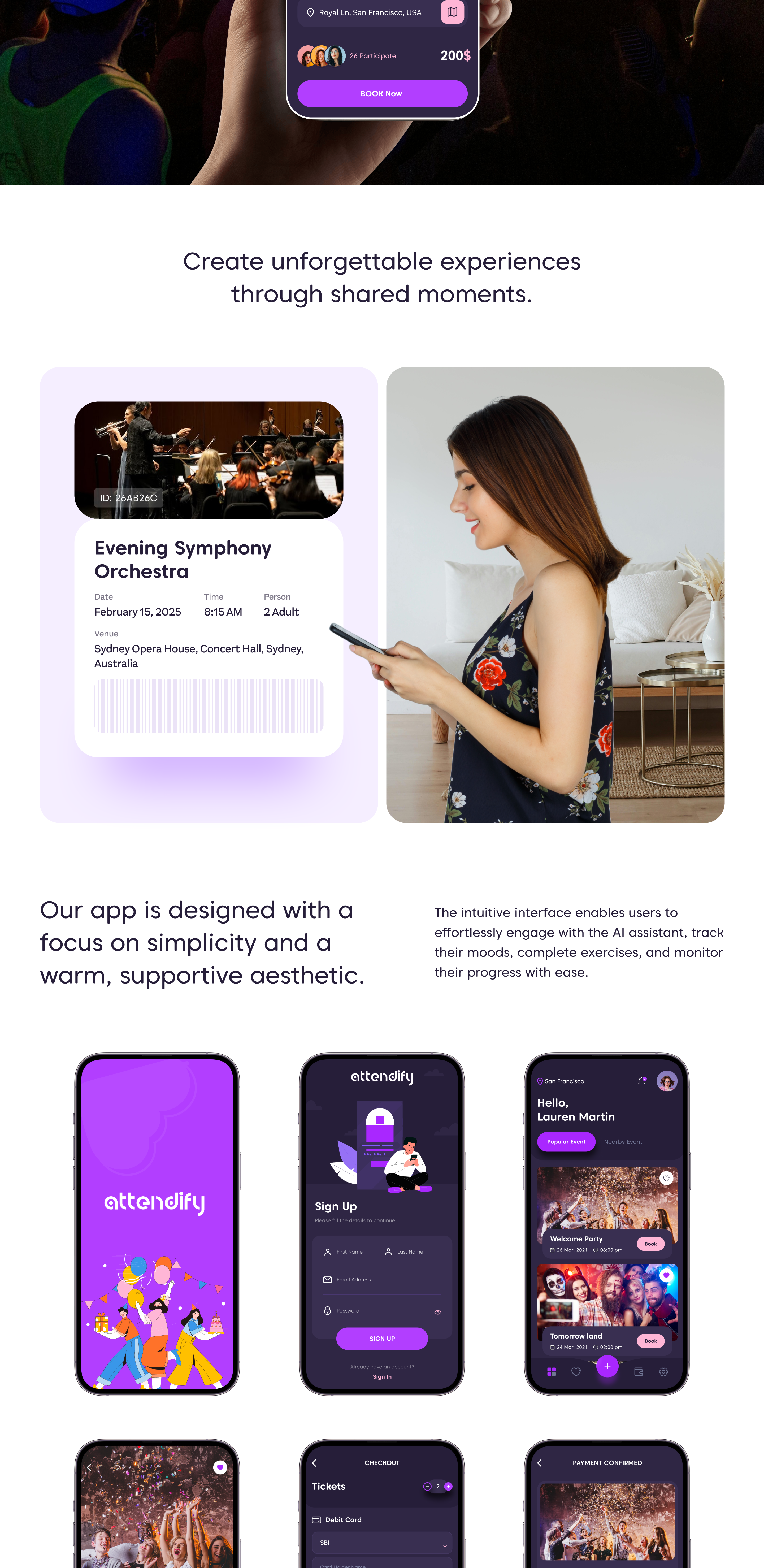 Attendify – Booking System