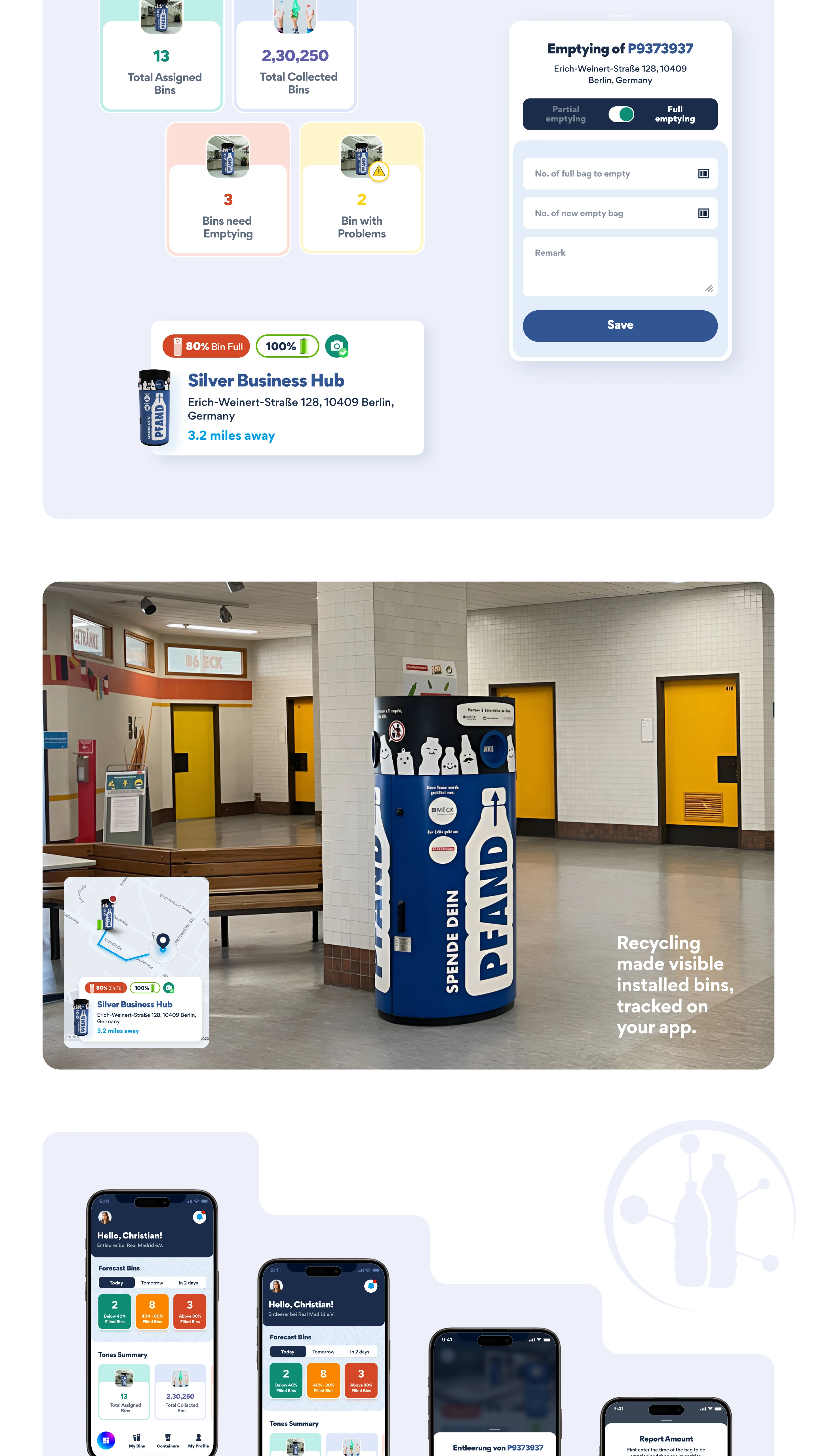 Bin – Recycling App