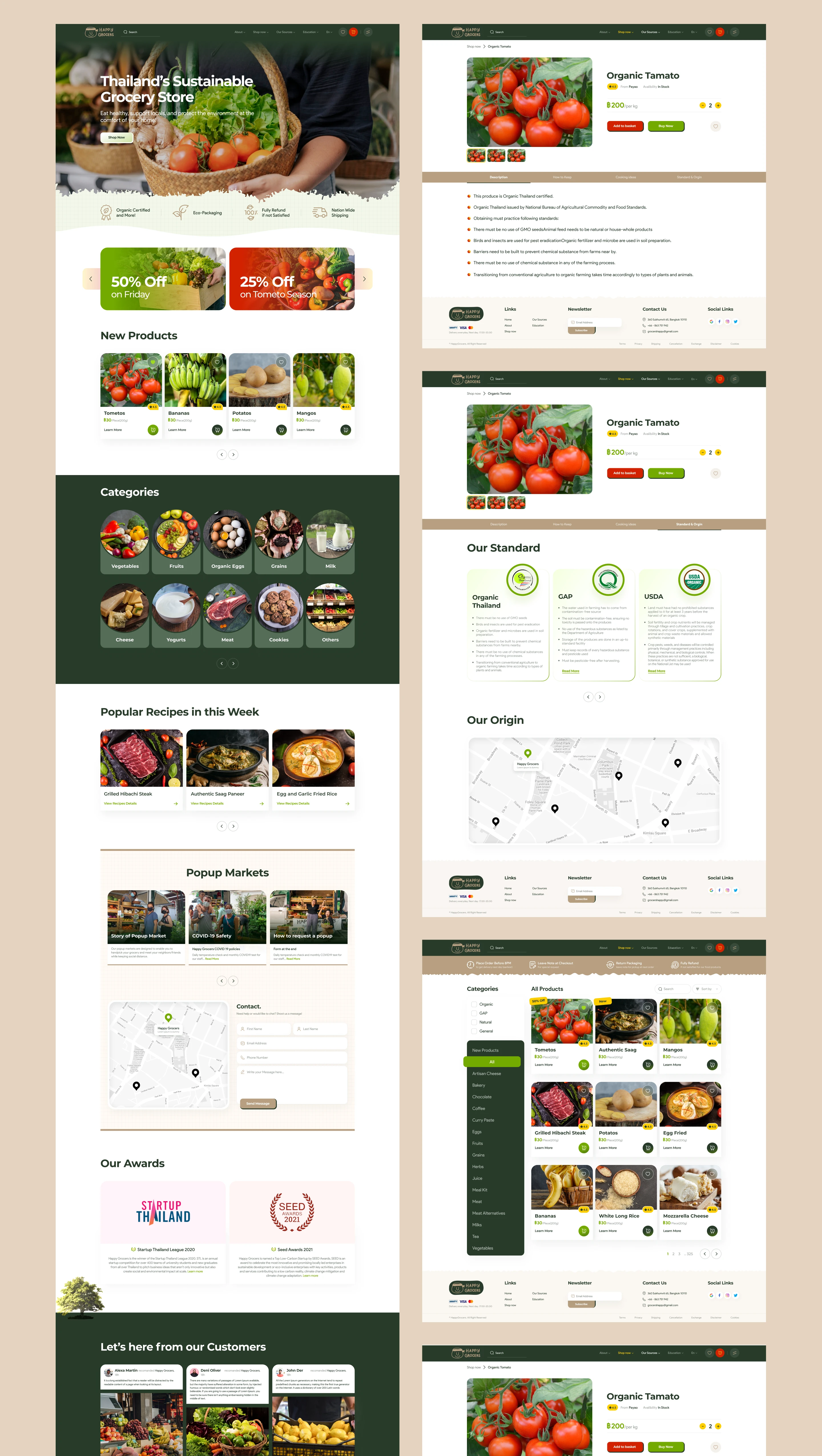 Happy Grocers – Ecommerce