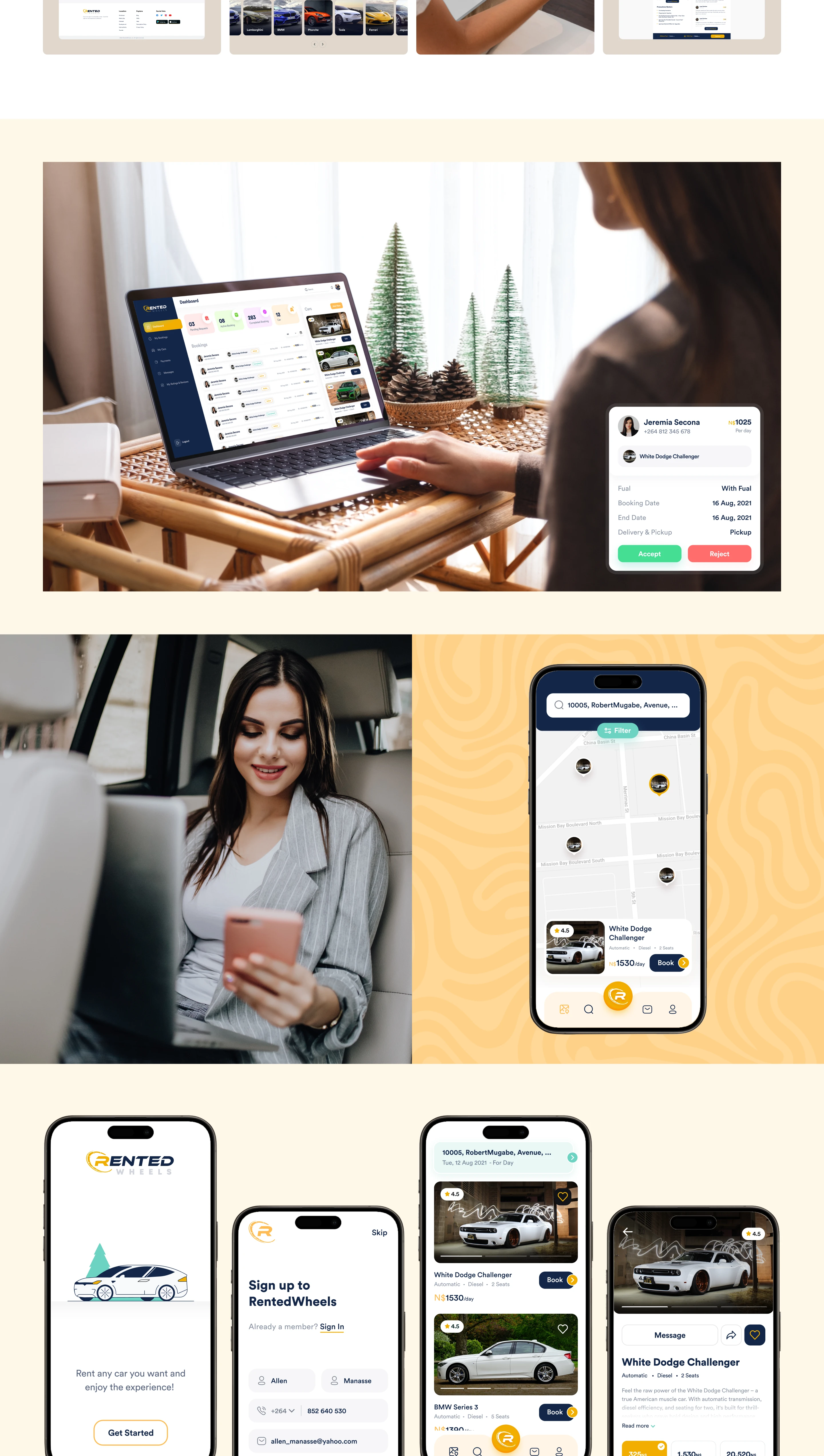 Rented Wheels – Rental Platform