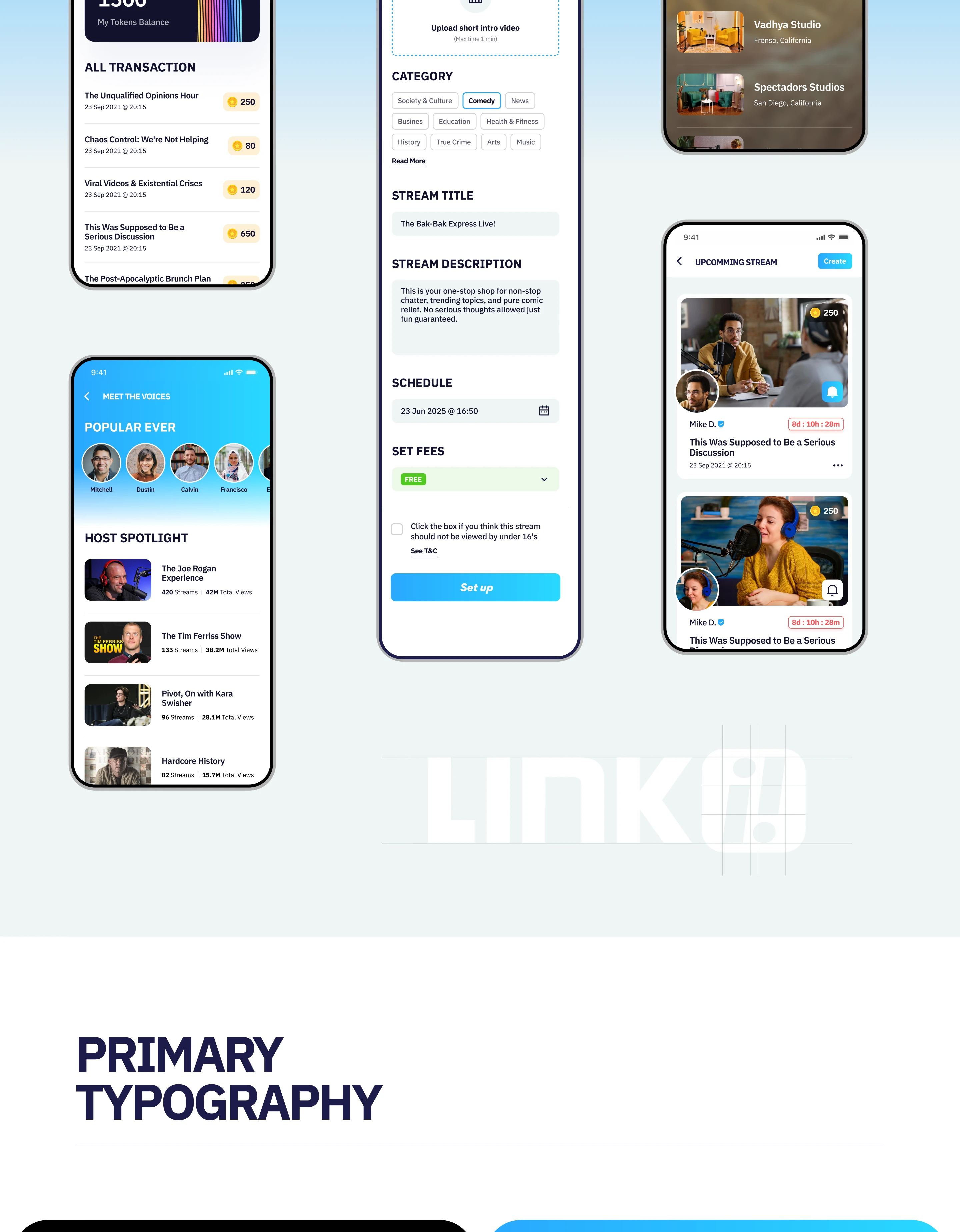 Linkii – Broadcasting