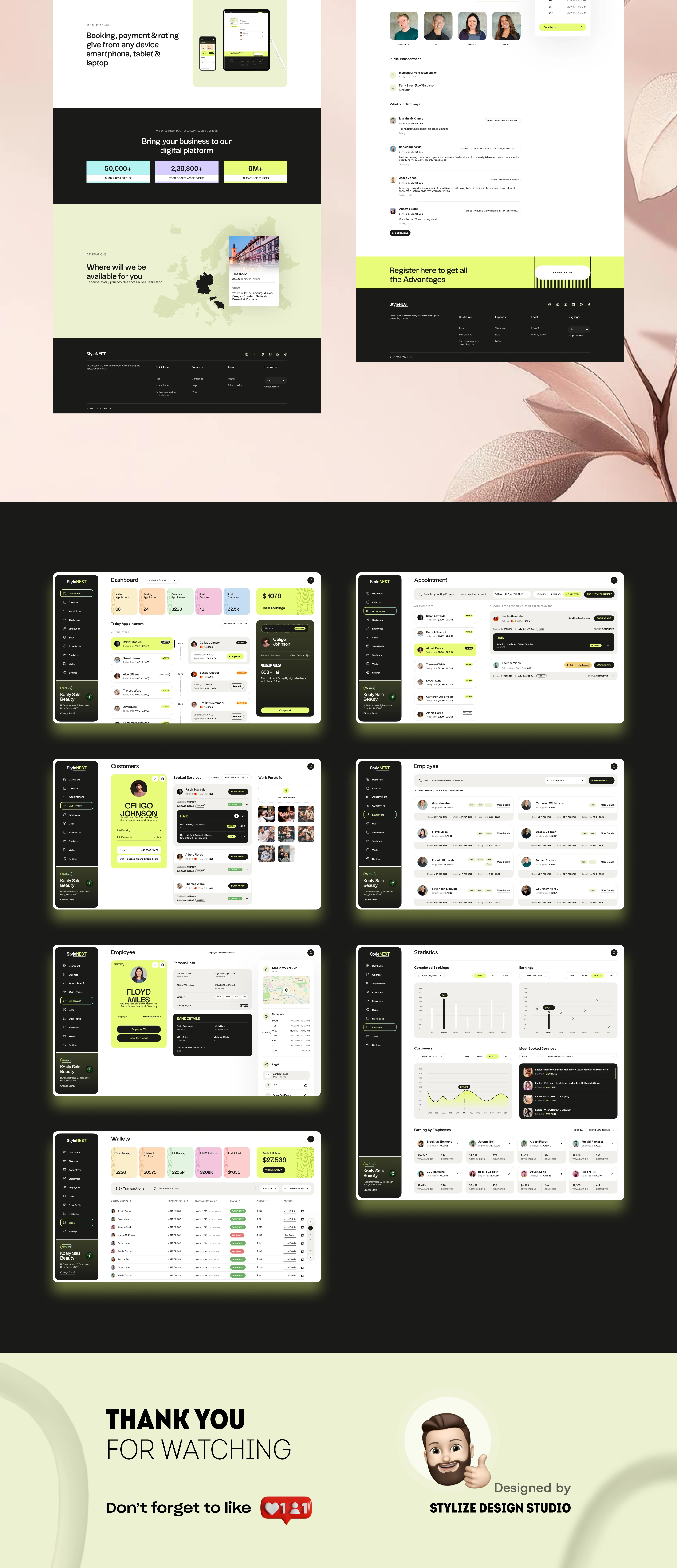 StyleNEST – Booking System