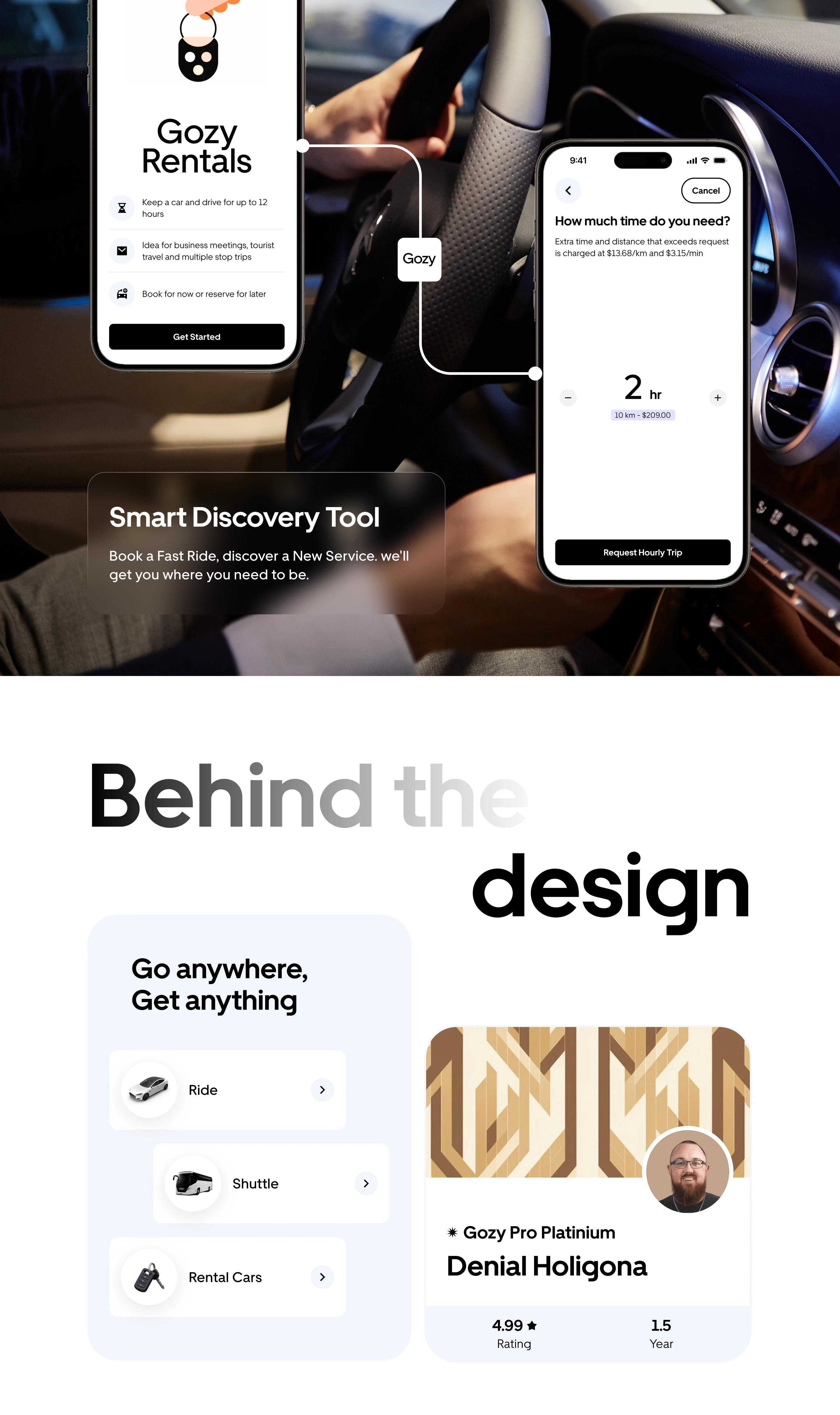 Gozy Uber ride – Ride Booking