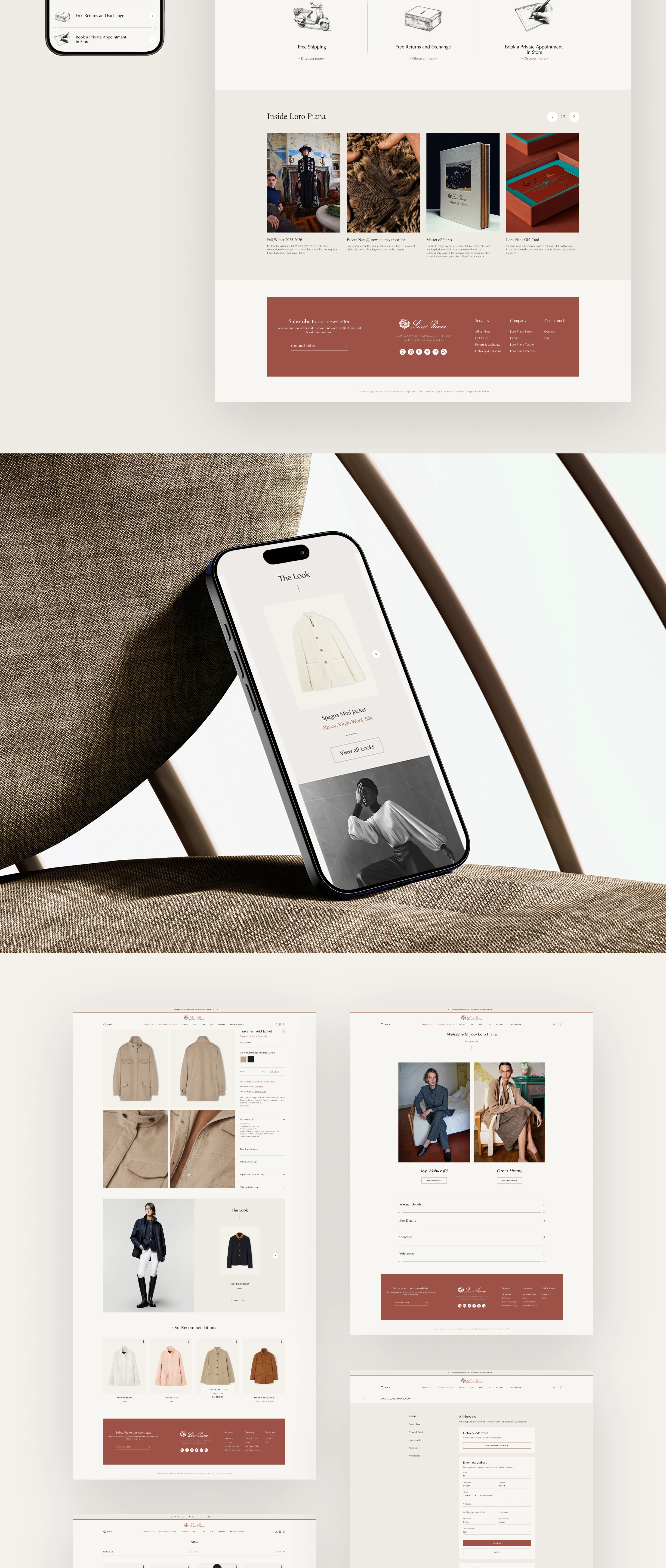 Loro Piana – Ecommerce